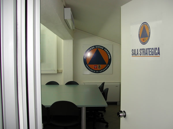  foto Sala Strategica di Protezione Civile